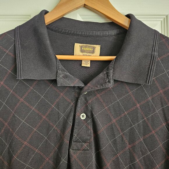 The Foundry Supply Co Quick-Dri 3XL Pima Cotton Black Short Sleeve Polo Shirt - Picture 2 of 8